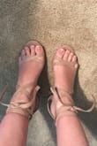 These shoes are so beautiful!! the moment I put them on they were super comfortable too! I'm going to wear them to homecoming!! I love them and they fit true to size!! - Sailor C.