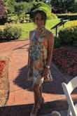 Fits great, beautiful dress and color combination. Want it in more colors :) 
So many compliments given. - Stephanie C.