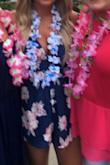 I bought this unsure of how it would be without a bra but lulus always knows how to make their clothing perfect for girls that don't have to much up there if you know what I mean... pushes them right up and gives that appeal that the Good Lord gave you some boobs! Lol. Love this romper!!! Also had to post this picture with a friend who is wearing a dress from lulus and as you can see every dress is made for anyone and everyone!! Love lulus - Sarah L.