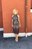 Normally this dress wouldn't be my style but I felt so beautiful in it! It's a bit of a tight fit without stretch and I normally wear a medium this fit like a small! - Michelle D.