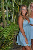 super cute & fun, little longer and more flowy then expected, but top is smaller if bigger on top - Emma P.