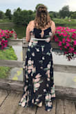 I loved this dress! It was great as a wedding guest. 
The only issues I had where that the straps wouldn't adjust small enough for me. Because of that, the dress became a little too low-cut for my liking. As an easy fix, I sewed a piece of lace across the chest and it worked perfectly! I also added my own silver belt to match my other accessories. - Jessica C.