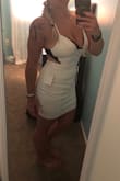 Another dress from Lulus that I love! I ordered a medium and it fits true to size. I wish the straps were adjustable cause I'd like to have to top a bit tighter but not a deal breaker. - Jaclyn K.