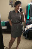I love that it fits me perfectly as a casual every day dress but I can also style it up with a belt for a more chic look. The material is of good quality and feels cool to the touch. Great for the spring/summer! - Kim P.