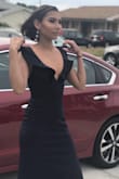 It looked perfect on me, it's made of a great material, it looks expensive and it fits like a glove, and even though I actually wanted the burgundy one, I loved how the navy blue looked on me. - Natalia A.