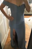 This dress is perfect. I am going on a company trip with my fiance and it will be perfect for his awards dinner! The fit is true to size and has a lot of stretch so it's super comfy! - Natalie T.