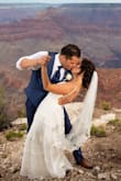 I fell in love with this dress the moment I took it out of the bag. I was looking for a casual, affordable, rustic wedding dress for my elopement in the Grand Canyon. This dress was long but very easy (& cheap) to get hemmed. The straps are adjustable by just tying the bow tighter. The design/print was perfect! Thank you lulus for such a great score! xo - Cassandra P.