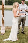 I planned a small intimate wedding in just under 3 weeks! I love Lulus and this was the perfect dress for the day I was going for!! Loved everything about it!! - Allison K.
