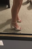 I bought these heels for a couple of weddings I am in over the summer. They matched all of my bridesmaid dresses that I had to wear. They were super comfortable for dancing. - Gina S.