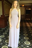 I wore this dress to a wedding! I received a lot of compliments. It's super long. I'm 5'9" was wearing 3" heels with platform and the dress was still touching the floor. - Nemesis M.
