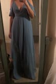 This dress is amazing!!! The tie waist hits in the perfect spot and the flow is very flattering!!! Using for my upcoming engagement photos. - Whitney
