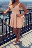 Perfect birthday " day" dress. Wore it to lunch with hubby and he loved it. Fit like a glove. It is double-lined and had no show-through. Will definitely buy in more colors. - Nikki O.