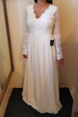 I'm obsessed with this dress! It's such a beautiful dress, it's so well made and the fabric it's beautiful. It doesn't look cheap at all. I'm losing weight so I might need to have it tailored for the wedding, but right now it fits perfect! I just need to find the perfect backless bra to go with it. - Montserrat E.