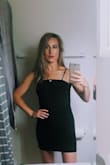 Every woman needs a little black dress and this one is perfect for a night out! I think this dress is cute, sexy, and sophisticated. It is a mini dress so it can come off a bit scandalous, but the point of the dress is to show some leg off and feel confident wearing it! I would also say that this dress is a great "go to" to, for those indecisive moments, when you don't know what to wear. This dress is cute! I like the way this fits my body and it is flattering to my figure, legs, and butt. Girls try it out! ;)
XOXO Nicci Corbin - Nicci C.