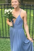 Wore this to my senior prom, and absolutely loved it! Such a beautiful color and really fit well. For my smaller chested ladies, this was comfortable without a bra. Can't wait for a chance to wear it again soon! - Kenzie M.