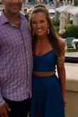 I first wore this on my honeymoon in Hawaii, and got so many compliments. I have since worn it to several summer parties and it's always a big hit. The skirt is great because it's not too short, but it's flowy so you don't have to keep pulling it down. It also has pockets which is always a win in my book. I usually rock the top with no bra since I'm small chested and it fits well, but you could easily wear a strapless with it too. Love it! - CAITLIN O.