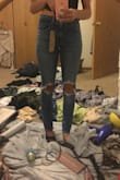 Absolutely love these jeans! Read the reviews and read they ran small. Listened so I ordered a 25 instead of my usual 24. They fit perfect! Love the fit and love jeans overall. - Brooke U.