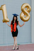 I wore this little black number for my college graduation pictures! This dress is so versatile! Perfect for a number of occasions! - Catarina S.