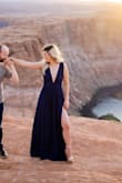 The dress was amazing for my Engagement photos.. It did run big in the breast area since I am smaller. The shoulders had nonslip clear rubber to help keep it up. It was a sturdy dress, Survived a small hike. Would buy in every color if i could - Kelsi G.