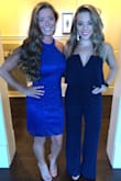 This jumpsuit is exactly what I was looking for to wear to a wedding. It was several inches too long, so I had to run to hobby lobby at the last minute to take about 4 inches off, but I got so many compliment. It is very good quality and super flattering! - Grace E.