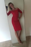 Slimming and flattering. I received so many compliments on the dress. - Jessica K.