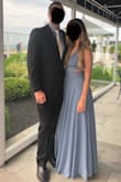 I got so many compliments on this jaw-dropping dress. It flows beautifully when you walk and hits at all the right places. Didn't need to wear a bra and still felt secure. A little long and loose in the bust (only when sitting), but a little boob tape and higher heels and the PERFECT outfit!! - Jillian S.