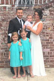 The dress was perfect for our Vow Renewal! It is gorgeous in person! I ordered a Medium and it zipped perfectly! The top was a little loose but due to time restraints I didn't get to have it altered. I loved the classy feel it has and the slit to make walking easy. I hemmed about 5 inches off, even with my 4 inch heels! So if you are under 5'10" WITH heels, expect to hem it! The material quality was spectacular and thick enough to not have to worry about it being see through even in the sunlight. I would recommend this!! To anyone!! - Tara P.