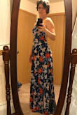 Can't wait to wear it on my late summer vacation in Europe! I was not going to keep it initially because I am modest and was worried about the open back...but I took couple of pics and love the look and think it is completely acceptable. - Martina Z.