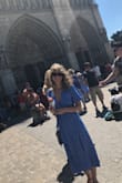 The dress is a true wrap dress! The top was slightly loose but not unmanageable. The material is light and the color is stunning!! I wore it while traveling in Paris and it definitely stood out! So happy with this purchse :)! - Julia C.