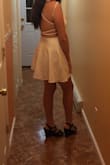 Wore this to a sweet 16 and it's so cute and sexy at the same time. Material is thicker than you would think. - Avi Z.
