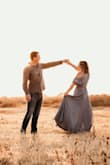 I bought this dress for my engagement photos and it was PERFECT. So classy and elegant. I feel like I could have gotten away with an extra small, as it was too long even with tall wedges on. I will need to get it hemmed if I wear it to an event but it was fine for pictures. - Chelsea L.