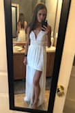 I bought this dress for my wedding rehearsal dinner. It was absolutely amazing! It fit perfect and I received so many compliments on it! - Kaylea E.
