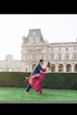 I loved this jumpsuit! I wore it for engagement pictures in Paris and the color was perfect! It runs true to size but was a tad long, even with 4 inch heels. Overall I would highly recommend. It is well made and good quality! - Liz R.