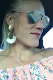 I don't usually wear huge earrings but I loved the looks of these.  They were just a tad "heavy" on my ears but again, I am used to wearing just stud earrings.  I love these and how they look! - Amy C.