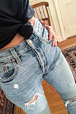 I thought these would be way too small based on how I was measuring so I ordered a few sizes but it was actually exactly the right size. They are not super long so if you have legs for days maybe order with a longer inseam. I cuff them and feel super cute. Got more comfortable as the day went on. - Walter J.