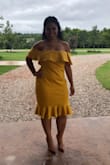 I bought this dress for a wedding after seeing all the great reviews. This is a great dress to dance the night away in and look great from any angle! - Ashley M.