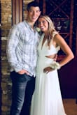 I recently wore this dress for my wedding shower. It was gorgeous and very comfortable. I had ordered a large size and the top was a bit too big. If you have a bigger bust it will fit perfect. The bottom is a bit see thru so I recommend wearing nude spanx underneath. Overall, AMAZING! - Morgan J.