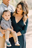 I am a newer mom so my body is not what it was before I got pregnant and this dress made me feel a million bucks! My mother in law said it was very "becoming" on me. It hugged me just right and was so comfortable, I wanted to sleep in it! I wore this dress for family photos and it was perfect. I highly recommend this dress for any occasion! - Brittany V.