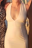 I loved loved loved this dress. I purchased it for my elopement and it was perfect. The material was fantastic. Stretchy, comfortable, and made me feel beautiful on my special day. - Rachel E.