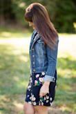 I just wore this dress for the first time today and love it.  Paired it with a pair of brown knee high boots.  It's about 2" above the knee and has a bit of a boxy, but cute look it it.  This will become a work/ casual date night staple. - Peter M.