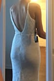 Can I just say wow. The quality of this dress is amazing for the price. I am impressed by Lulus dresses. The open back is so flattering and the material is stretchy so it fits to your curves. This is a contender for my wedding. Definitely will have to wear spandex with it to smooth out the edges and I will probably add a sparkly belt. Great dress! - Kayla N.