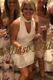 Wore this dress to try on wedding gowns it fit so well and was not see through like a lot of white dresses I've ordered from other sites which was great! and the length was perfect!! ADORE THIS DRESS! <3 - Phylicia C.