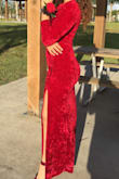 Perfect dress! Wore it for prom and it was amaaaazing! Got a lot of compliments and the color is just stunning. Definitely worth the money. Just perfect!!! - Alice