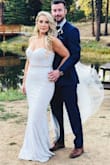 I ordered two dresses from Lulus for my wedding. The first was for the ceremony and I changed into this dress for our reception. I got SO many compliments about this dress, people were shocked that it was so inexpensive because it looks like a designer gown. I had to get it hemmed a bit and I also added a belt to the exposed seam line because I felt like it cut me off a bit. The whole thing looked incredible and I felt amazing in it. The sequins did irritate my underarms a bit at first, but once the reception began I never noticed it. :) - Jasmine S.
