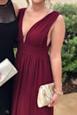 Bought this for a wedding and I love it! Got so many compliments and it fit perfectly. I sometimes have to order a size up because my butt/hips are bigger, but the dress was flowy enough that the small fit me perfectly!!! - Caroline W.