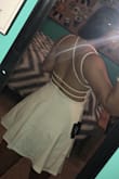 I love the dress! Although it's a lot shorter than what I thought it would be. Waist fits good, there is extra room in the bra area though so would recommend things to fill it. - Jenna K.