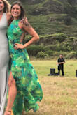 This dress was the PERFECT dress for attending a Hawaiian wedding! I got so many compliments on it! I paired it with yellow heels and it was amazing! I felt like J-Lo! - Maria F.