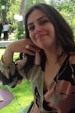 I really liked the model of the dress. It was a bit long, but the dressmaker could fix it easily. The material is very comfortable, you can move easily and it keep you cool. I 
wore the dress with pink sandals and earrings of the same color. - Camila A.