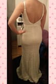 I love this dress! It's long but otherwise fits perfect. The fabric is soft and the lace looks beautiful. For the final sale price, I couldn't be happier with my purchase! :) - Katja T.