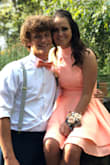 This dress is absolutely stunning and fits true to size! I got so many compliments on the dress. The color is very vibrant and gorgeous! - Erika L.